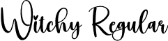 Witchy Regular font - Witchy.otf