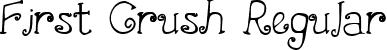 First Crush Regular font - First Crush.ttf