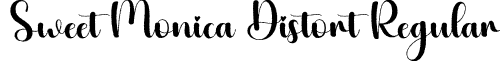 Sweet Monica Distort Regular font - Sweet Monica Distort.otf