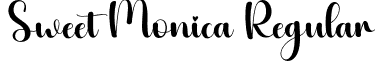 Sweet Monica Regular font - Sweet Monica.otf