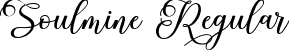 Soulmine Regular font - Soulmine.ttf