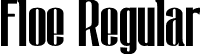 Floe Regular font - Floe.otf