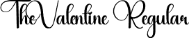 The Valentine Regular font - The-Valentine.otf