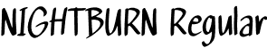 NIGHTBURN Regular font - NIGHTBURN.otf