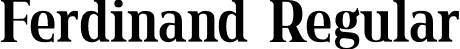 Ferdinand Regular font - Ferdinand.otf