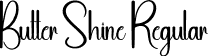 Butter Shine Regular font - Butter-Shine.otf