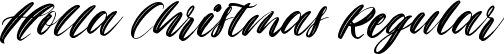 Holla Christmas Regular font - Holla Christmas - Demo.ttf