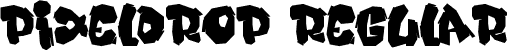 Pixeldrop Regular font - Pixeldrop.ttf