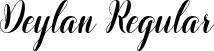 Deylan Regular font - Deylan.otf