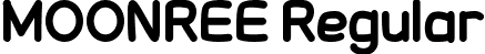 MOONREE Regular font - MOONREE.ttf