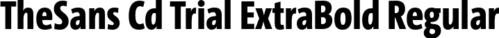 TheSans Cd Trial ExtraBold Regular font - TheSansCd-8_ExtraBold_TRIAL.otf