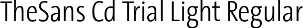 TheSans Cd Trial Light Regular font - TheSansCd-3_Light_TRIAL.otf