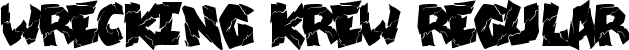 wrecking krew Regular font - wrecking krew.otf