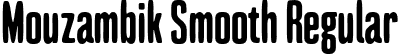 Mouzambik Smooth Regular font - Mouzambik Smooth.otf