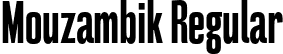 Mouzambik Regular font - Mouzambik.otf