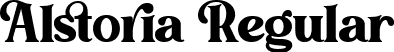 Alstoria Regular font - Alstoria Demo.ttf