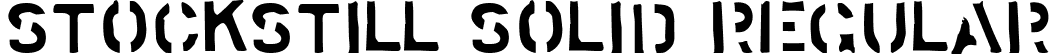 Stockstill Solid Regular font - stocks__.ttf