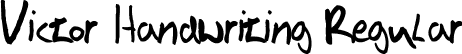 Victor Handwriting Regular font - Victor's Font.ttf