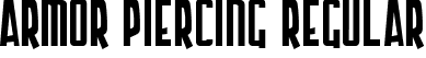 Armor Piercing Regular font - ap.ttf