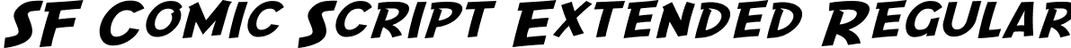 SF Comic Script Extended Regular font - SFComicScriptExtended.ttf