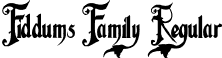 Fiddums Family Regular font - Fiddums Family.ttf