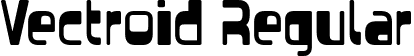 Vectroid Regular font - Vectroid.otf