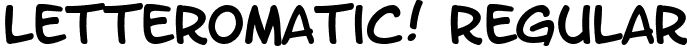 LetterOMatic! Regular font - ltromatic.ttf