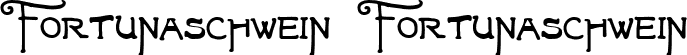 Fortunaschwein Fortunaschwein font - Fortunaschwein_complete.ttf