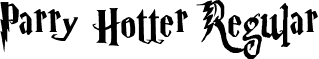 Parry Hotter Regular font - ParryHotter.ttf