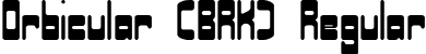 Orbicular (BRK) Regular font - orbicula.ttf