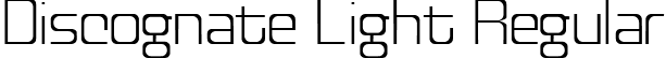 Discognate Light Regular font - discol__.ttf