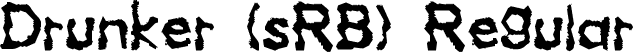 Drunker (sRB) Regular font - Drunker(sRB).TTF