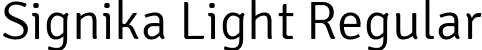 Signika Light Regular font - Signika-Light.ttf