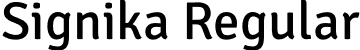 Signika Regular font - Signika-Regular.otf