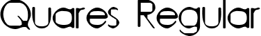 Quares Regular font - Quares.ttf