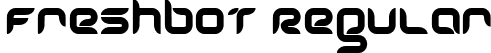 Freshbot Regular font - FRESHBOT.TTF