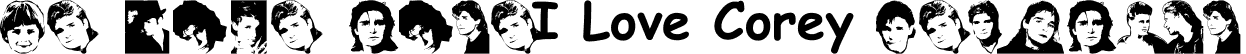 We Love Corey Regular font - WELOC___.TTF