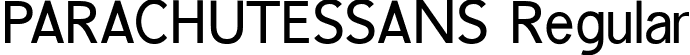 PARACHUTESSANS Regular font - PARACHUTESSANS-Regular.ttf