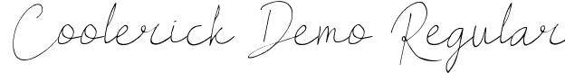 Coolerick Demo Regular font - Coolerick Demo.ttf