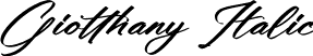 Giotthany Italic font - Giotthany-Italic.otf