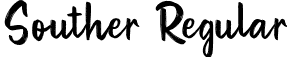 Souther Regular font - SoutherRegular-L3ppy.otf