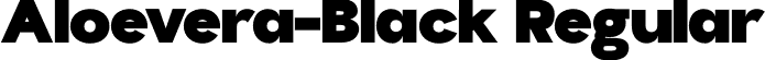 Aloevera-Black Regular font - Aloevera-Black.otf