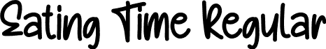 Eating Time Regular font - Eating-Time.otf