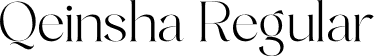 Qeinsha Regular font - Qeinsha-x3r0R.otf