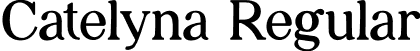 Catelyna Regular font - catelyna.otf