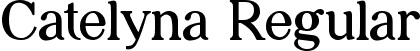 Catelyna Regular font - catelynaregular.ttf