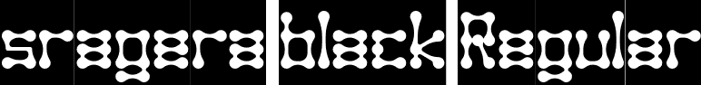 sragera black Regular font - sragerablack-Regular.otf