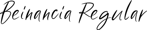 Beinancia Regular font - Beinancia-Regular(1).otf