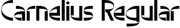 Carnelius Regular font - carnelius.ttf