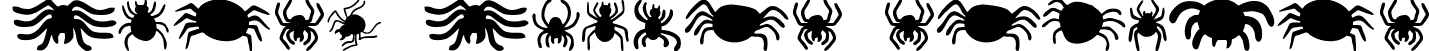 Scary Spider Regular font - Scary Spider.ttf